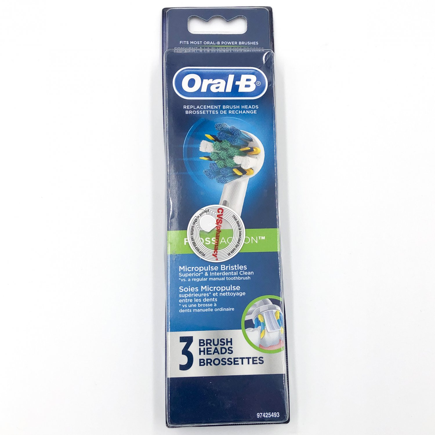 OralB Replacement Electric Toothbrush Head 3 CT,