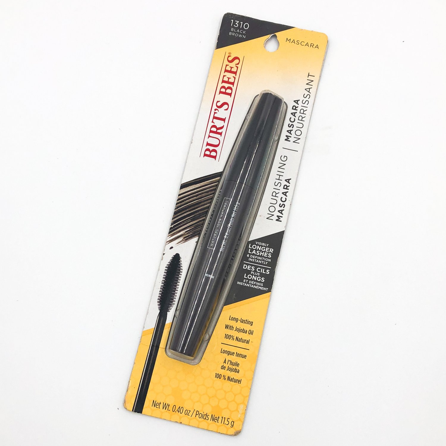 Burts Bees Nourishing Mascara 1310 Black Brown Burt’s Bees