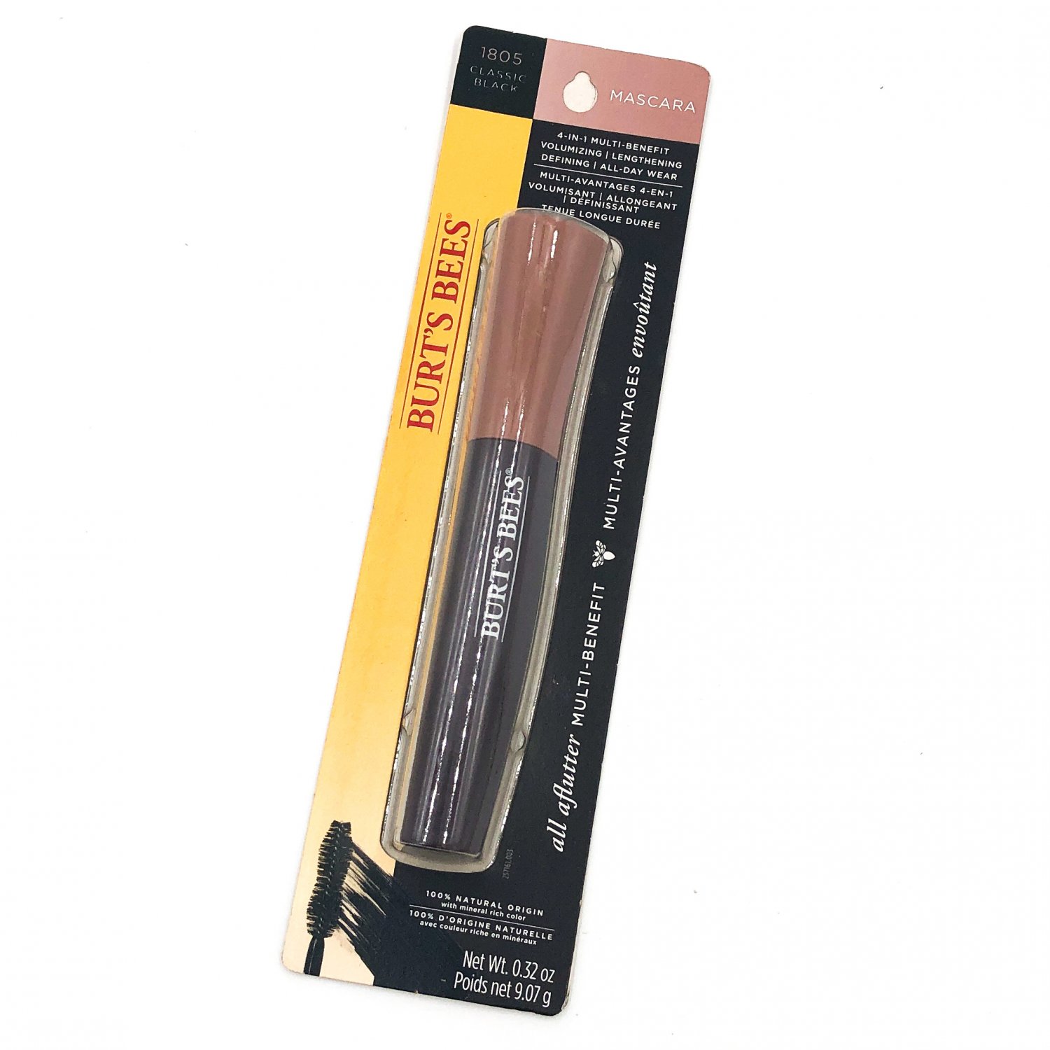 Burts Bees 4in1 MultiBenefit Mascara Classic Black Burt’s Bees
