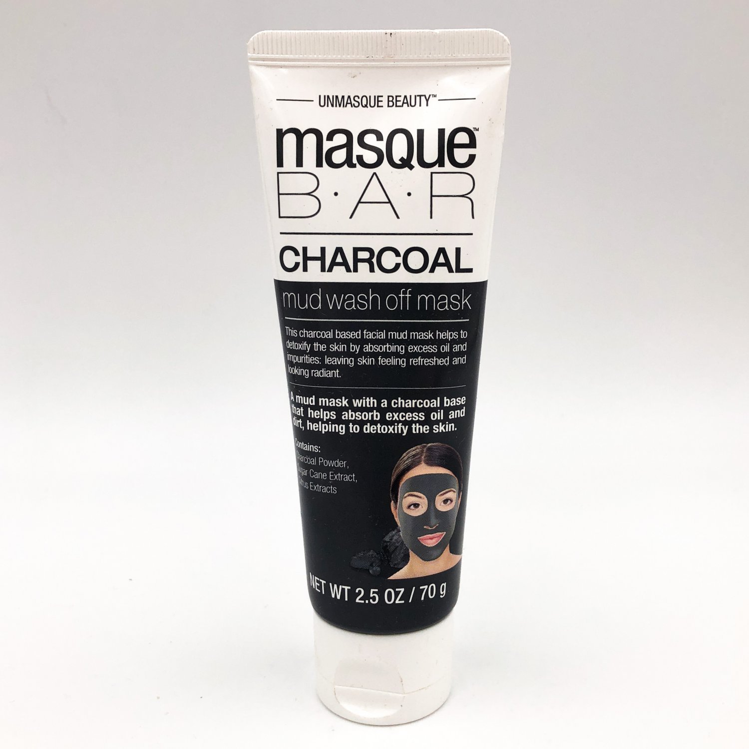 MasqueBAR Charcoal Mud WashOff Mask