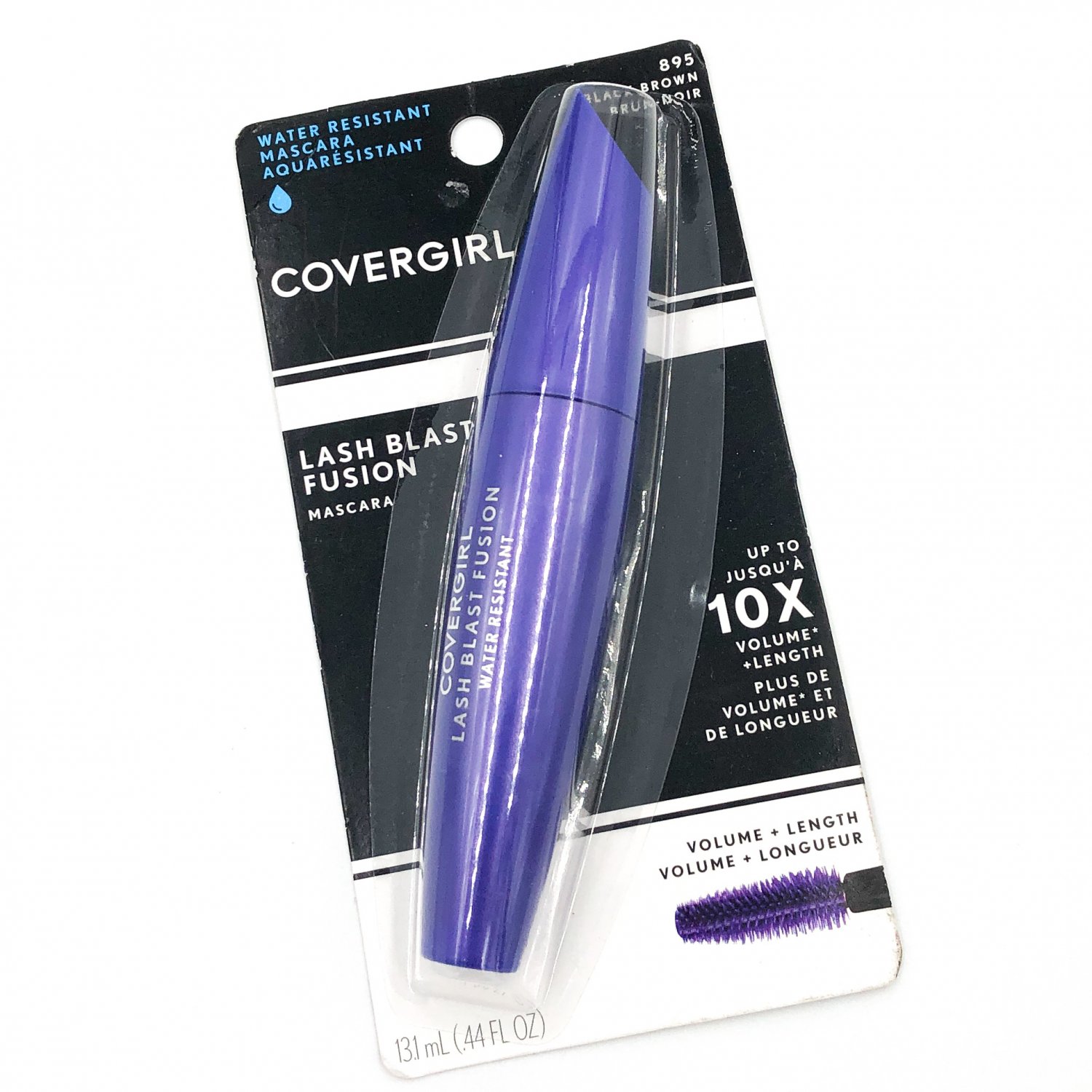 CoverGirl LashBlast Fusion Water Resistant Mascara Black Brown