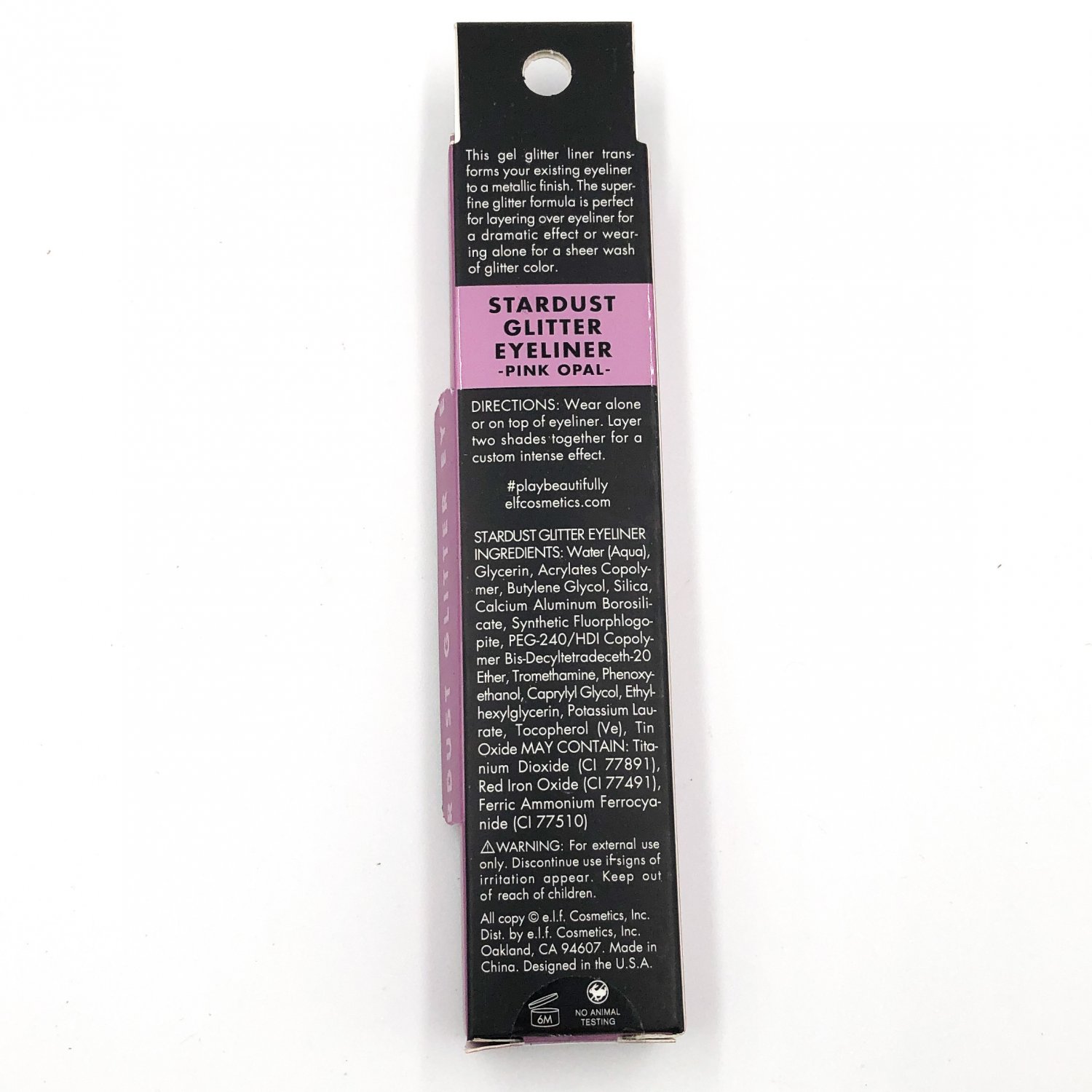 elf Stardust Glitter Eyeliner Pink Opal