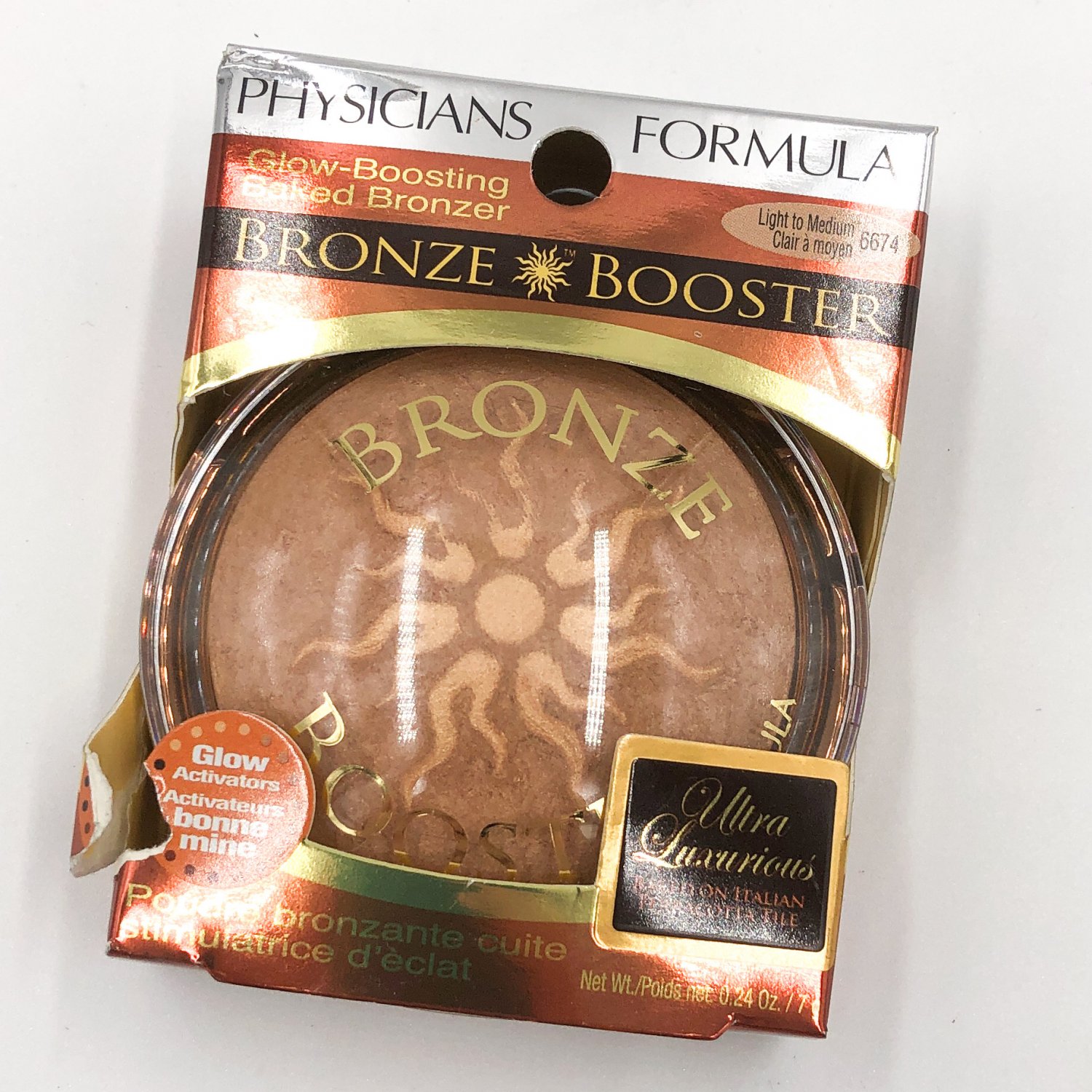 Physicians Formula Bronze Booster Light to Medium Glow-Boosting Pressed ...