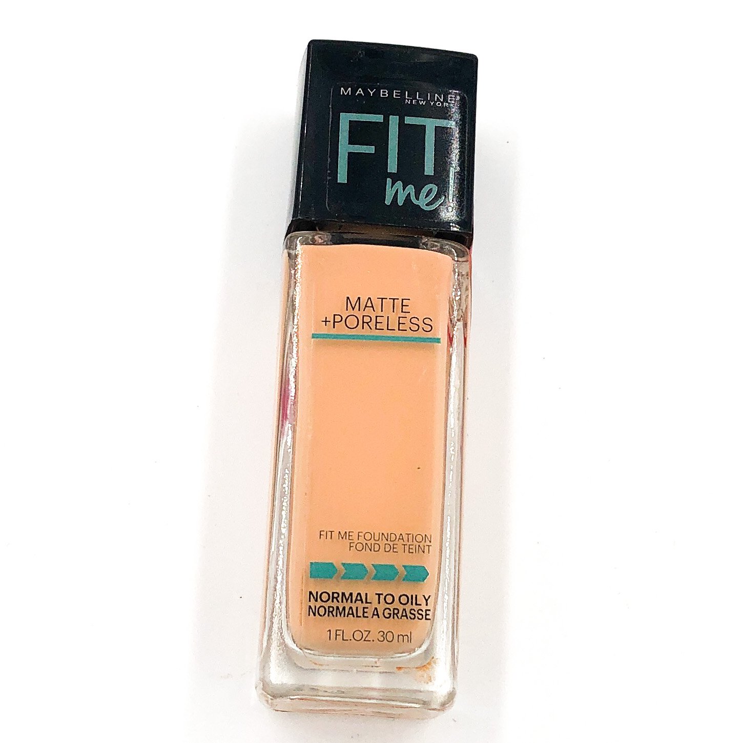 Maybelline Fit Me Matte Poreless Liquid Foundation 124 Soft Sand 4887