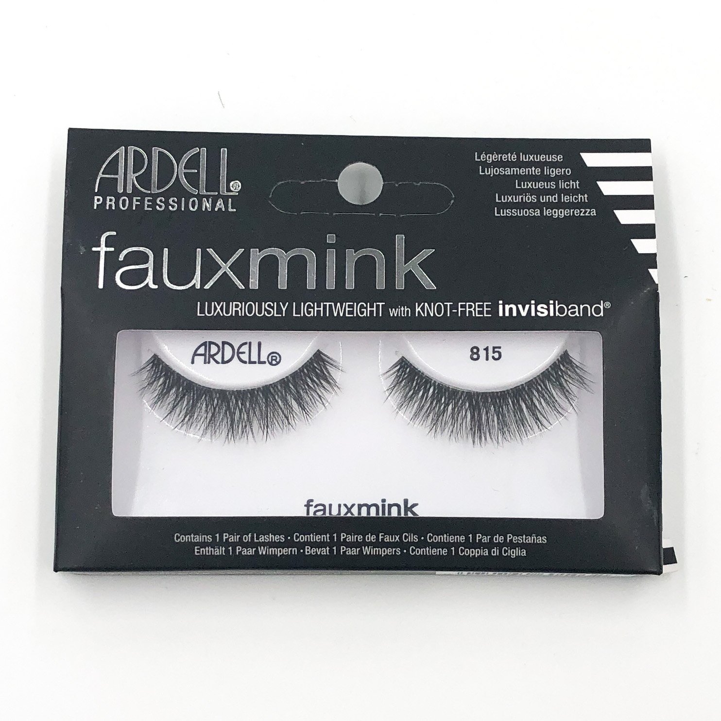 Ardell Faux Mink Lashes 815 Black Fake Eyelashes