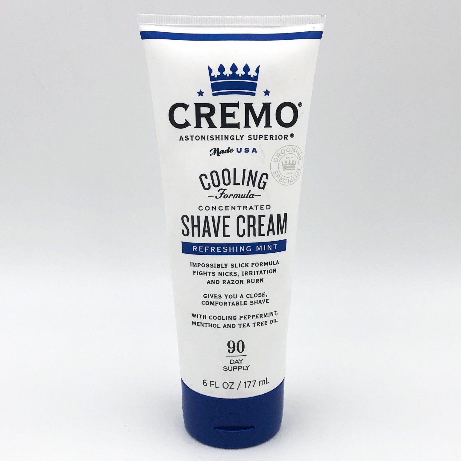 Cremo Cooling Concentrated Shave Cream 6 OZ
