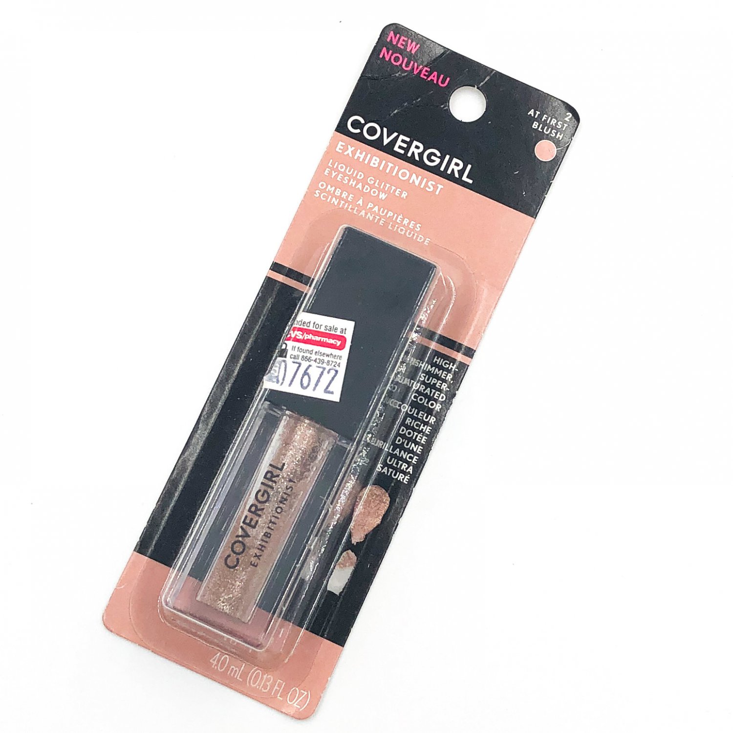 CoverGirl Exhibitionist Liquid Glitter Eye Shadow At First Blush