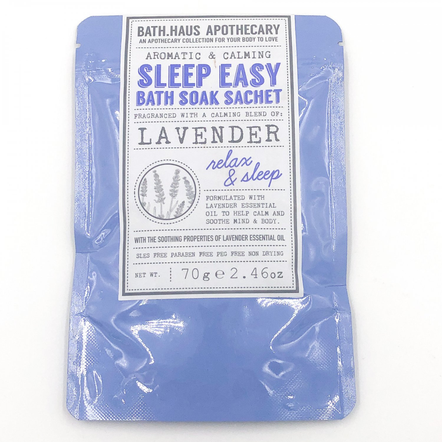 Bath.Haus Apothecary Sleep Easy Bath Soak Sachet Lavender