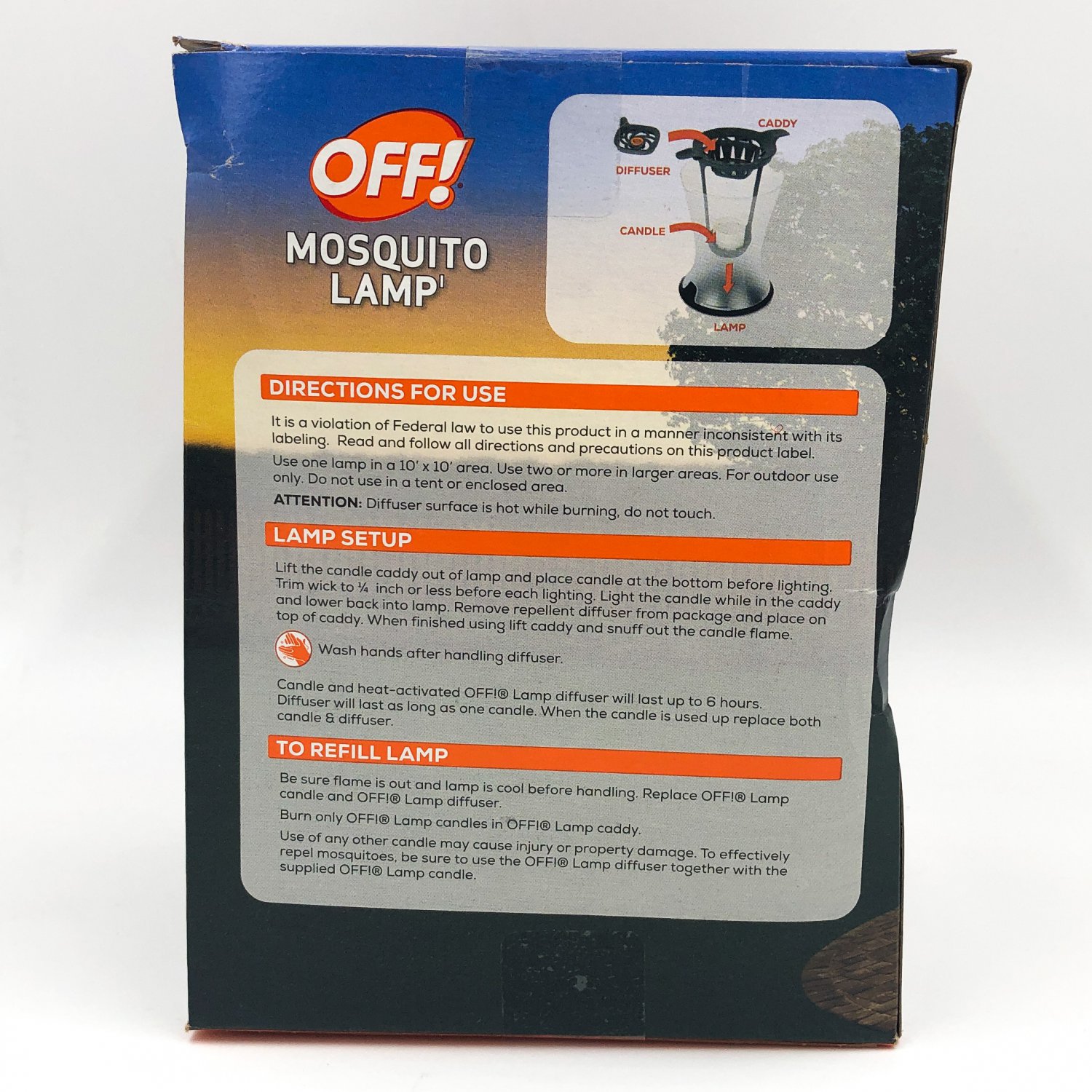 OFF! Mosquito Lamp Repellent Diffuser