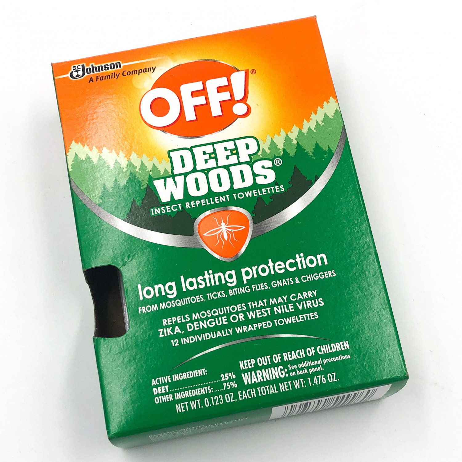 OFF! Deep Woods Insect Repellent Towelettes with DEET