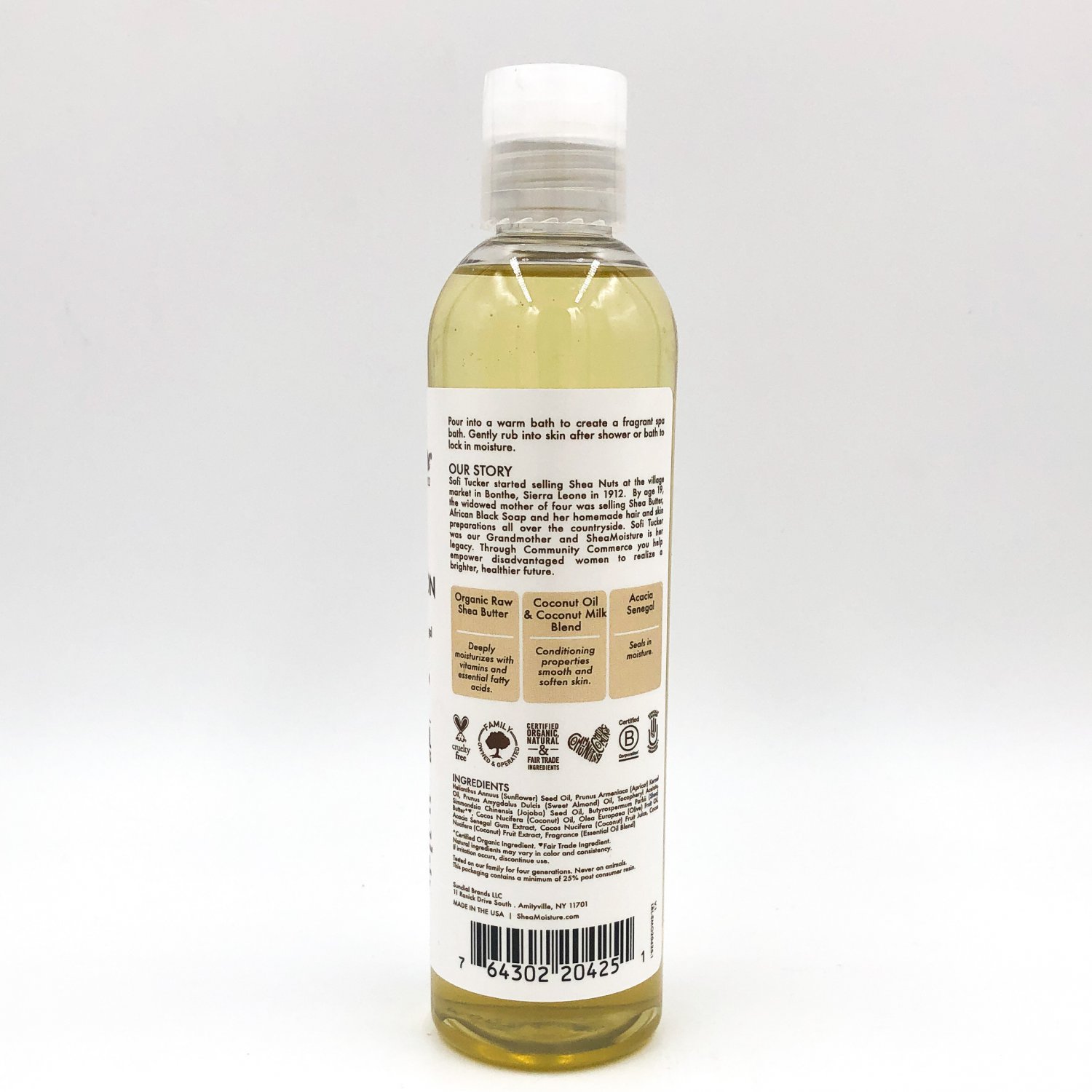 SheaMoisture Daily Hydration Body Oil 100% Virgin Coconut Oil