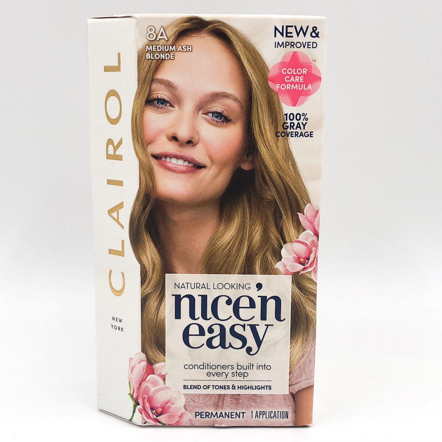 Clairol Nice N Easy 8A Medium Ash Blonde Hair Color Dye