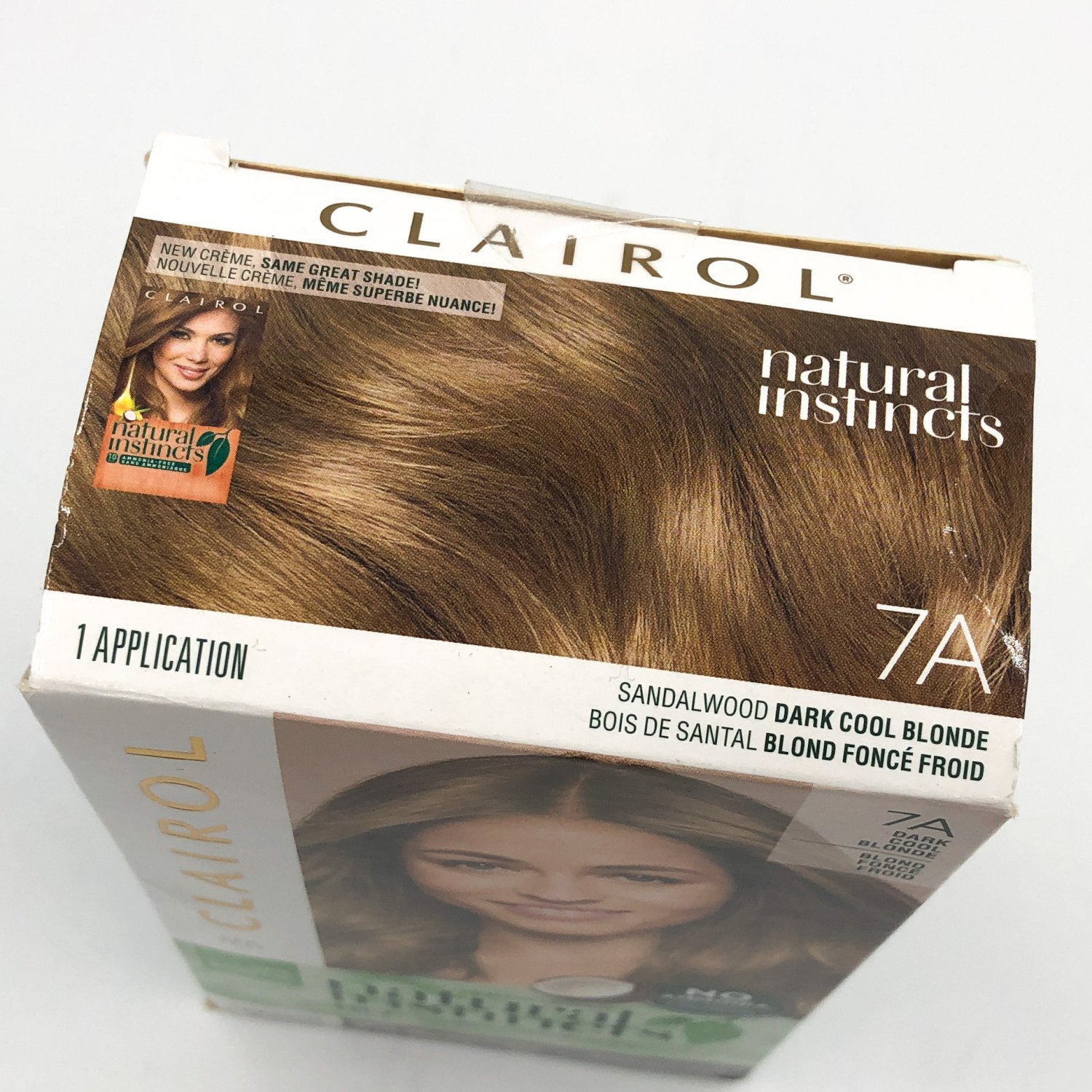 Clairol Natural Instincts 7A Dark Cool Blonde Hair Color Dye
