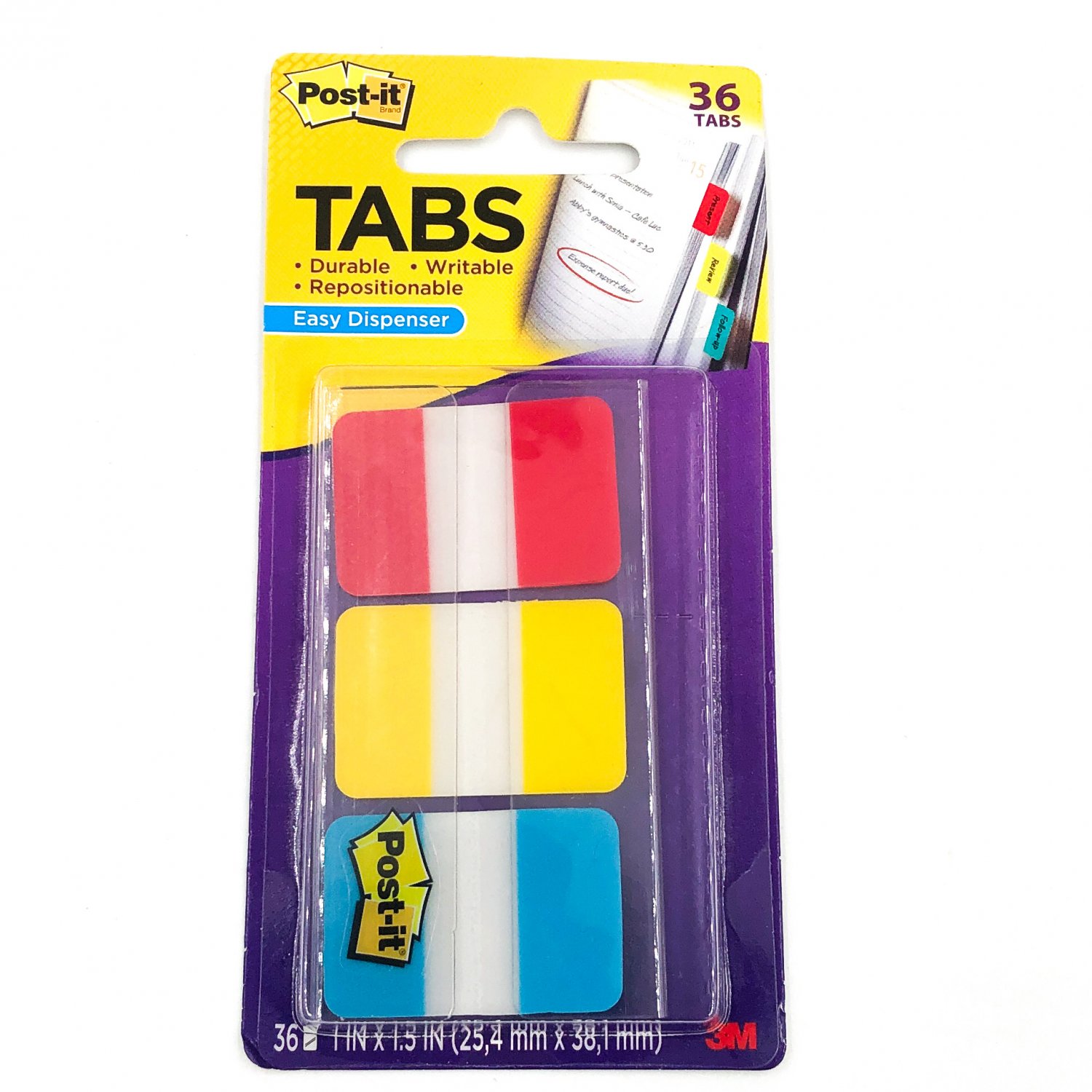 Post-It Tabs 36-pack 1x1.5