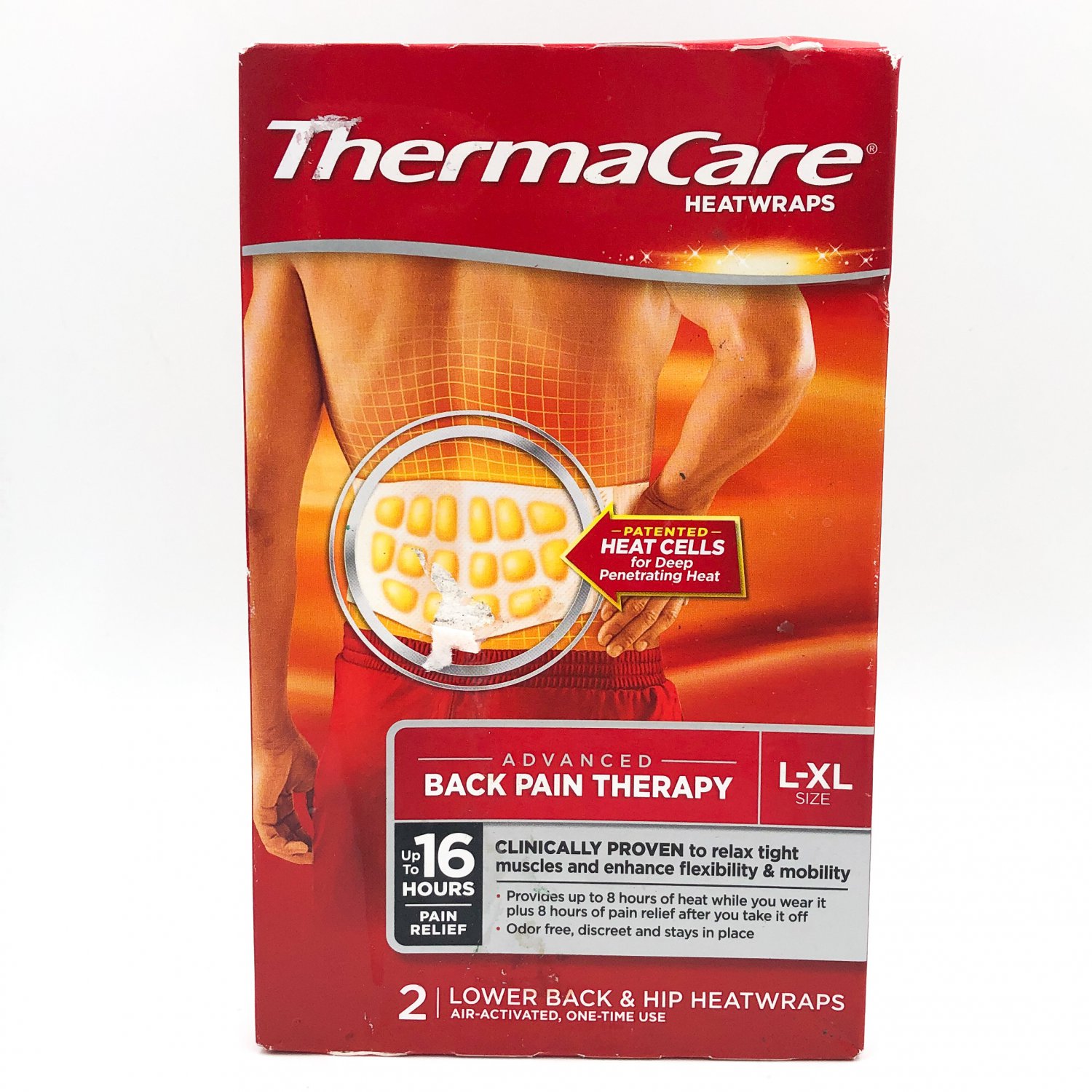 ThermaCare Advanced Back Pain Therapy Heatwraps