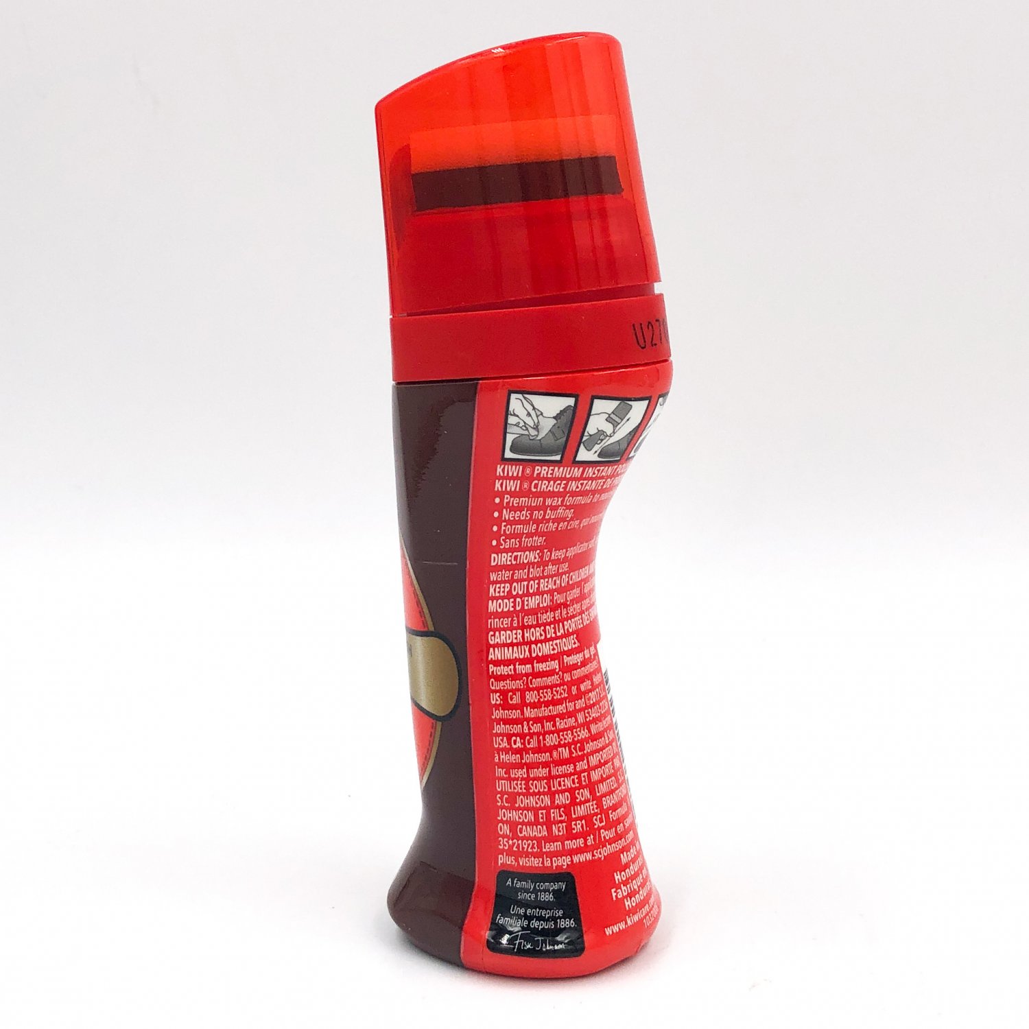 kiwi instant polish premium brown 75 ml