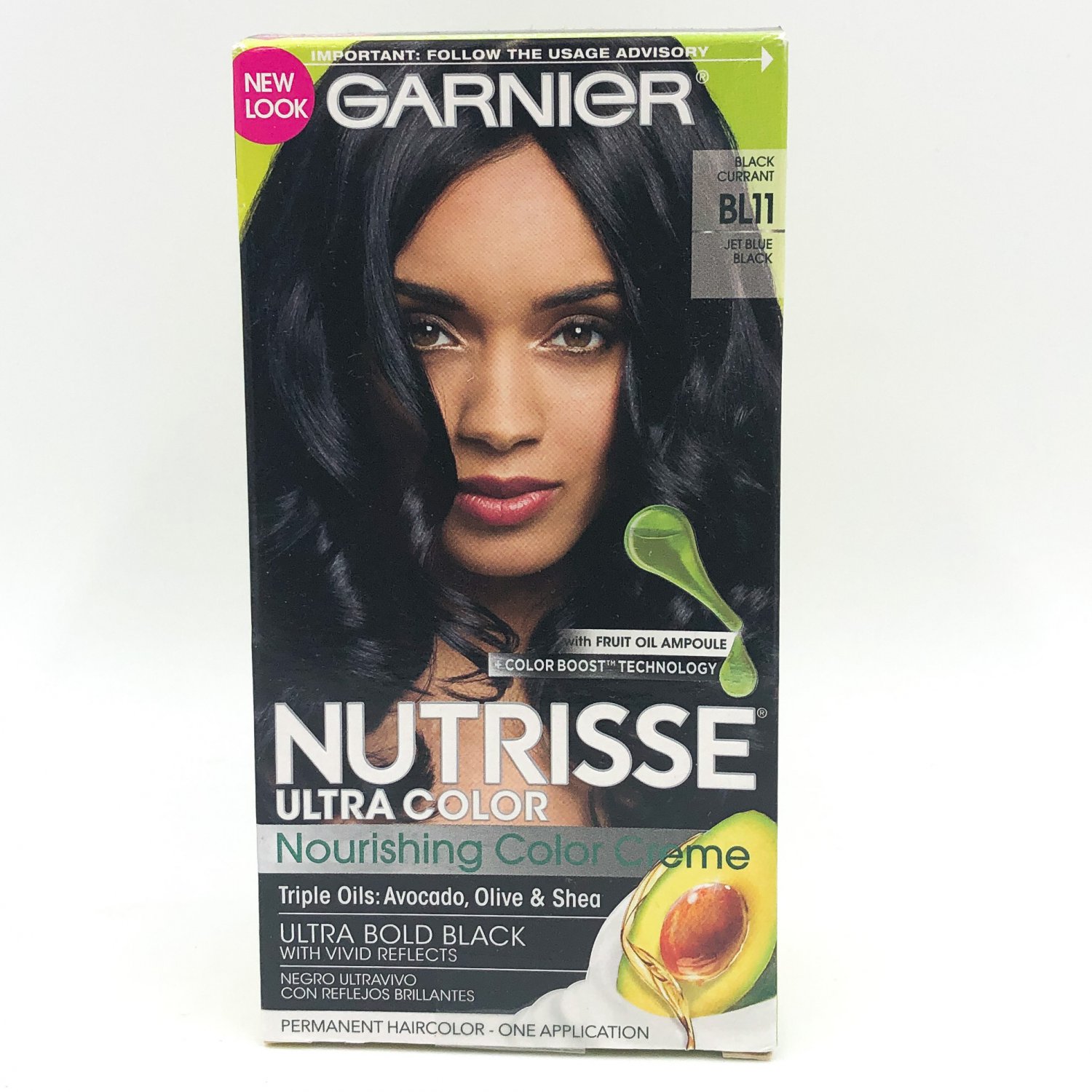 Garnier Nutrisse Ultra Color Kit BL11 Black Currant jet black