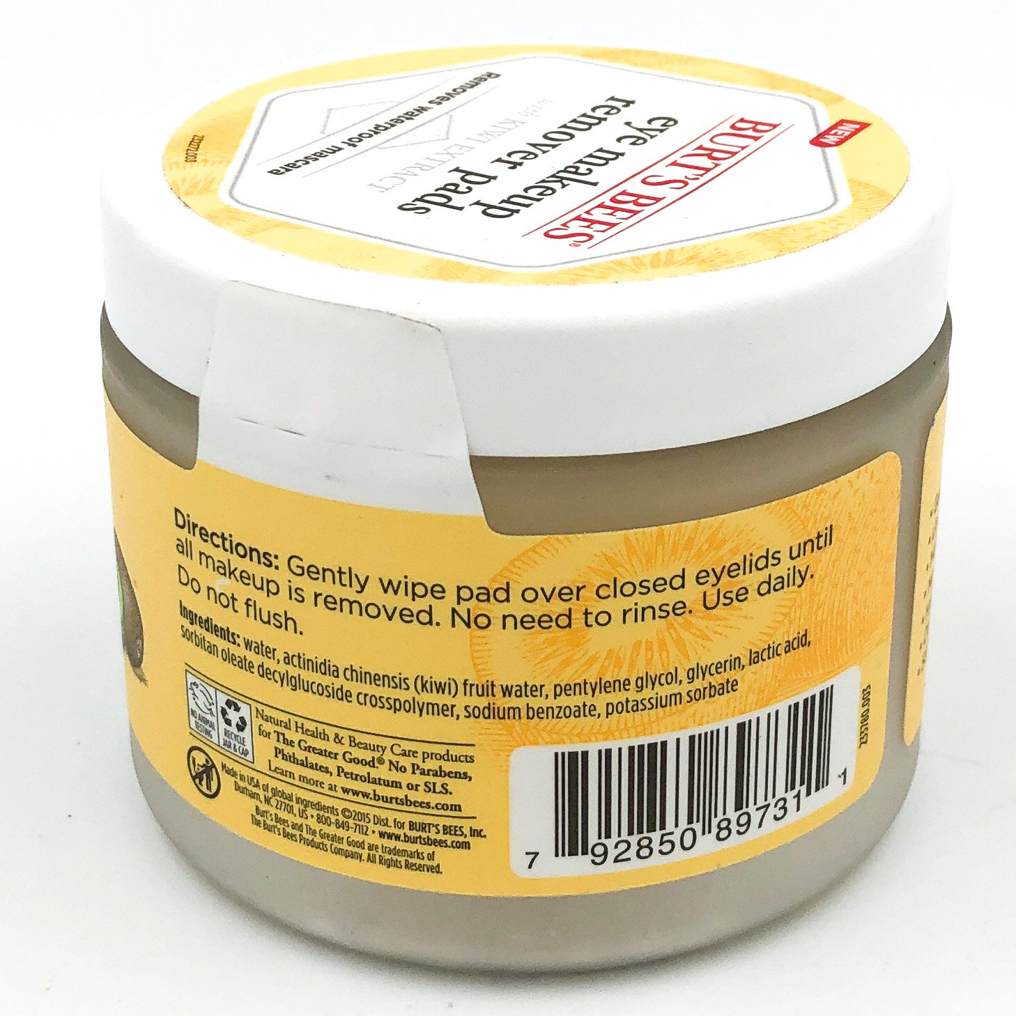 Burts Bees Eye Makeup Remover Pads