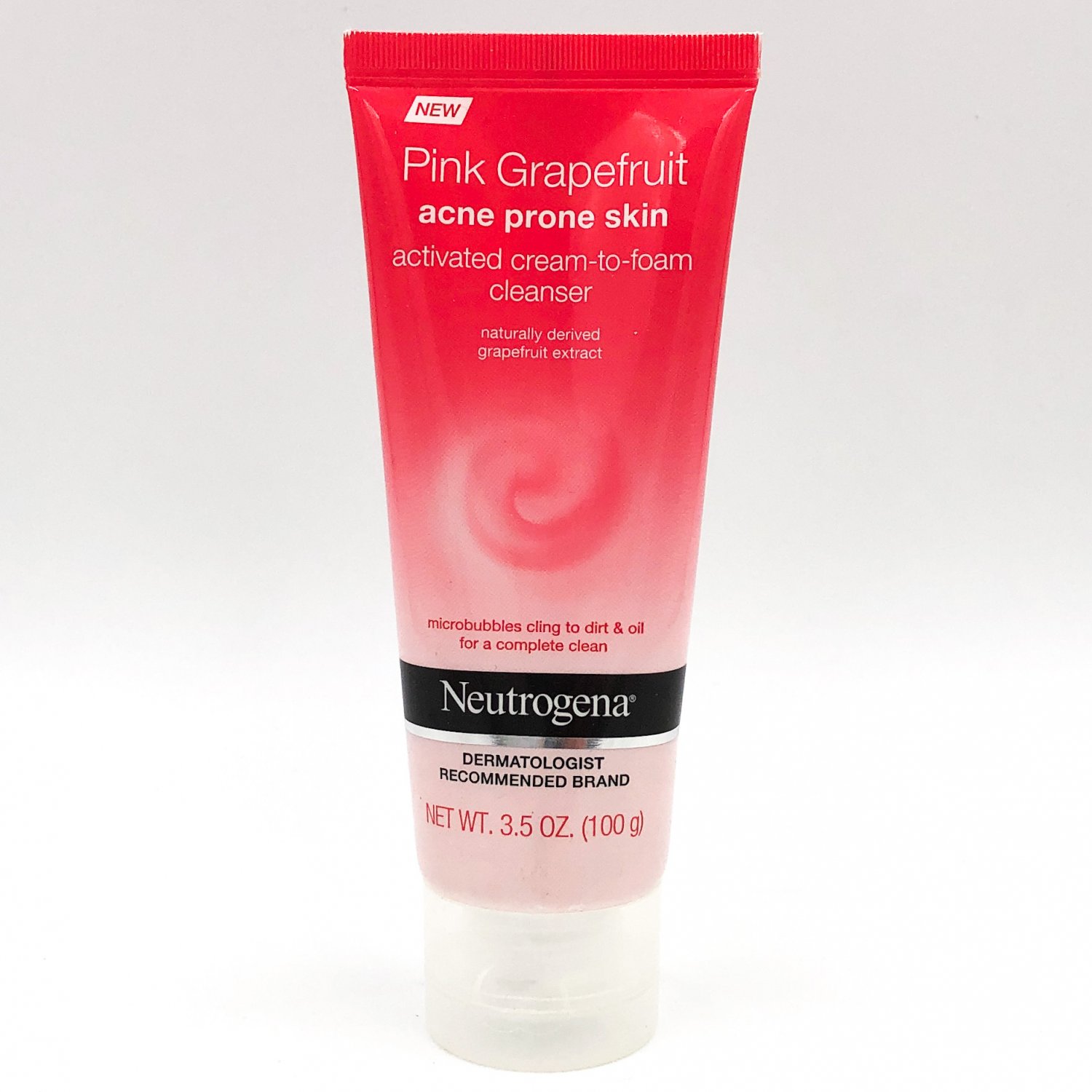 Neutrogena Pink Grapefruit Cream to Foam Cleanser for Acne Prone Skin