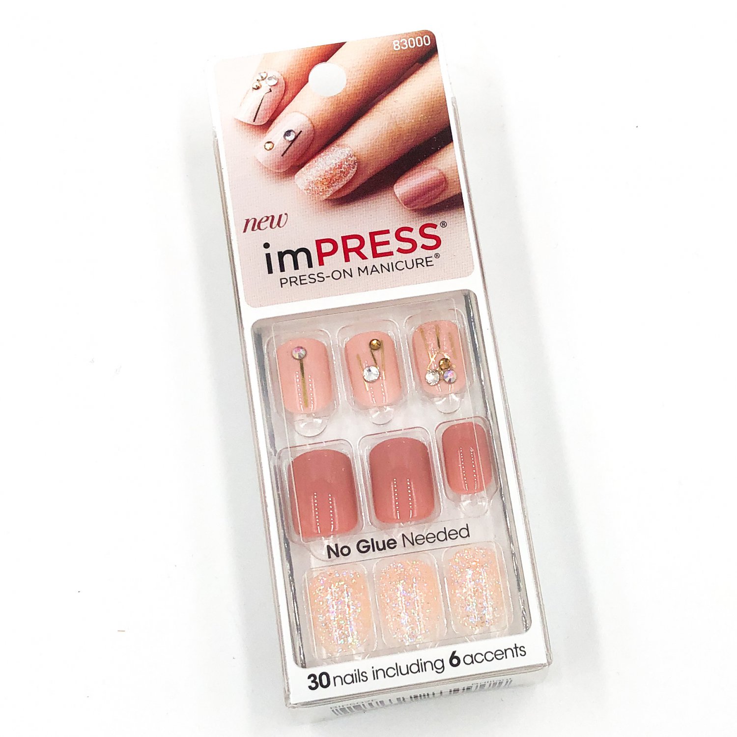 Kiss imPRESS Press-On Manicure 83000 Brilliant