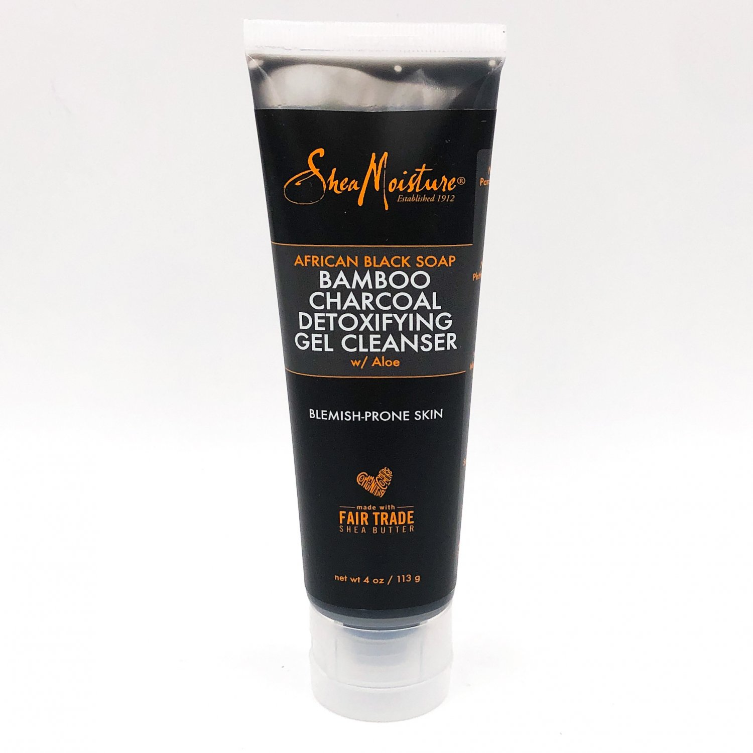 SheaMoisture Bamboo Charcoal Detoxifying Gel Cleanser 4 oz