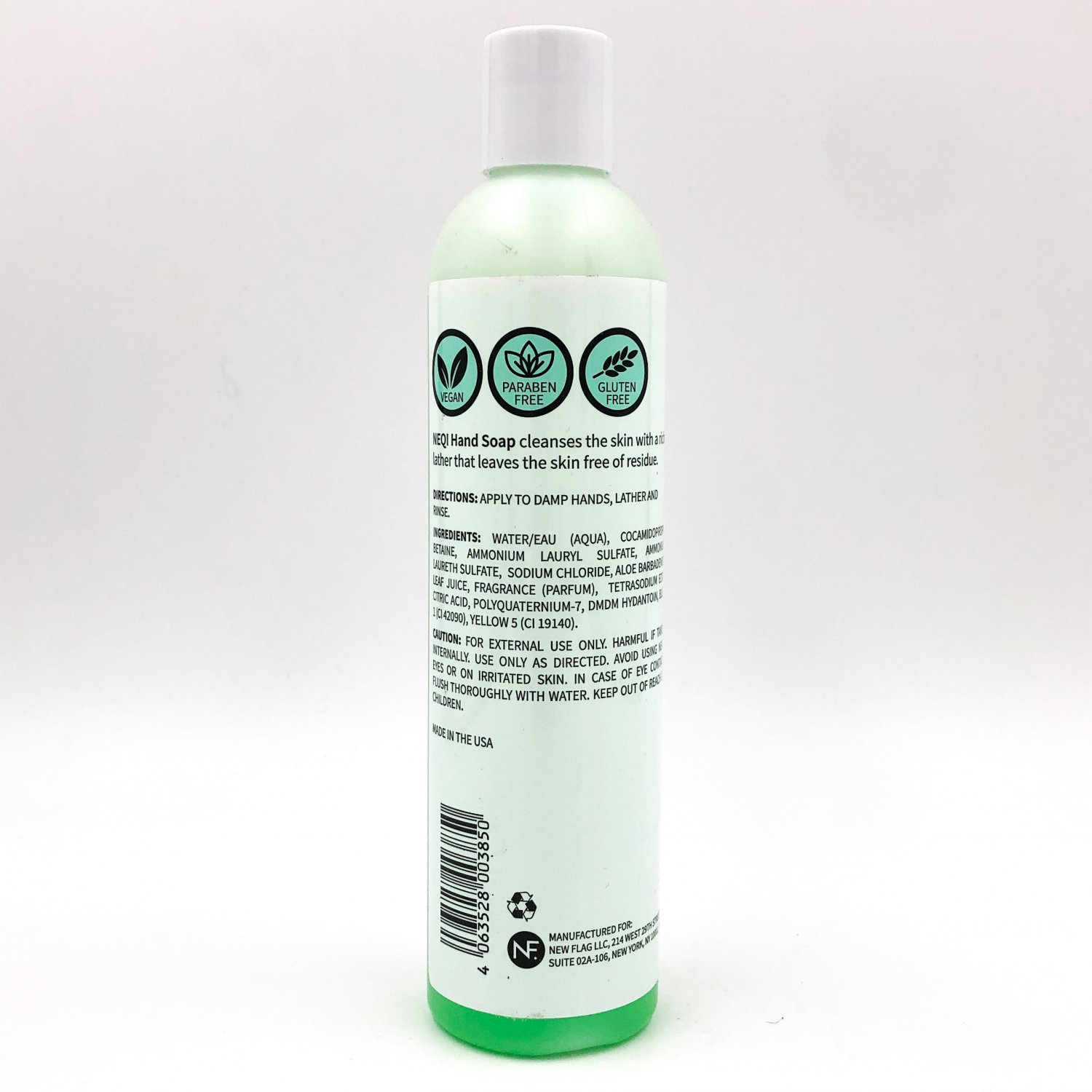 NEQI Hand Soap with Aloe Vera 10 oz