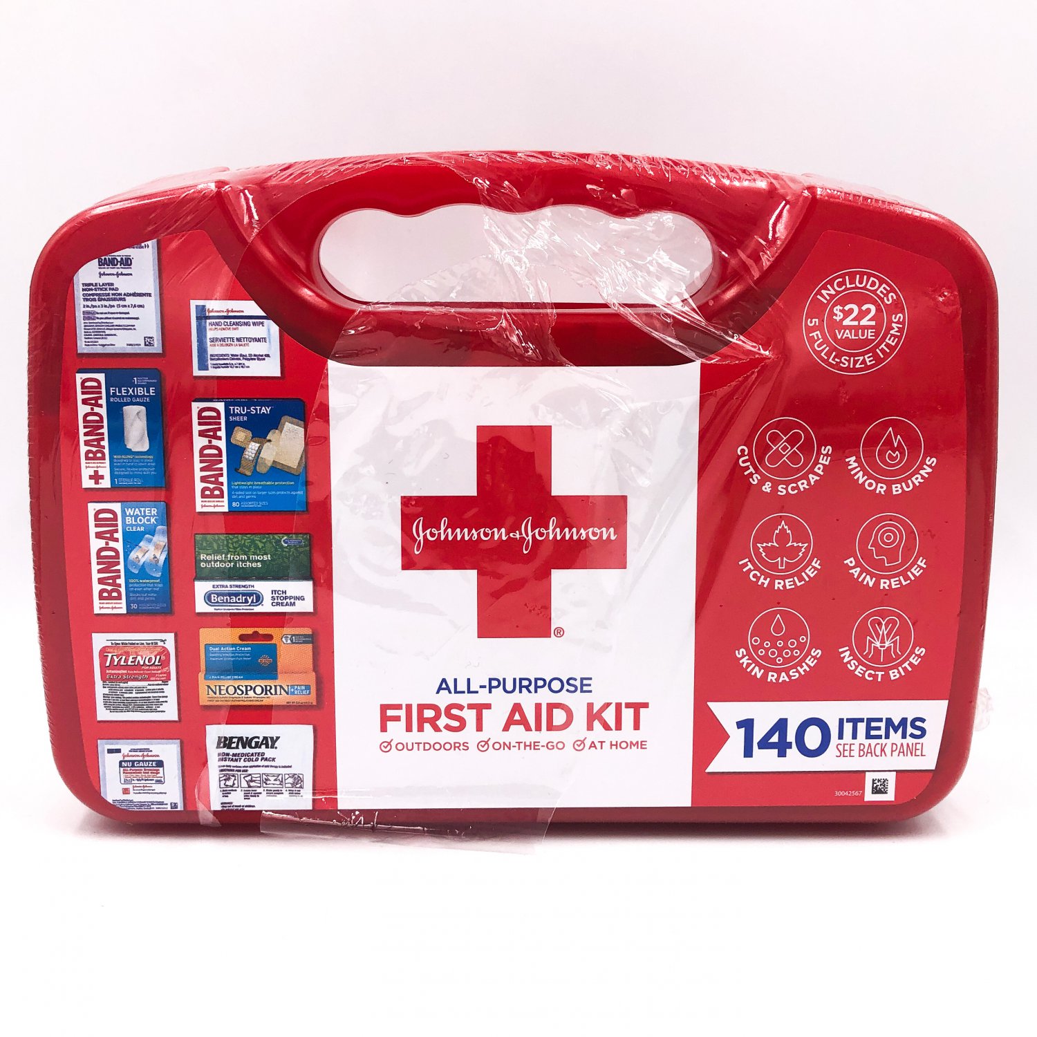 Johnson And Johnson Red Cross All Purpose First Aid Kit