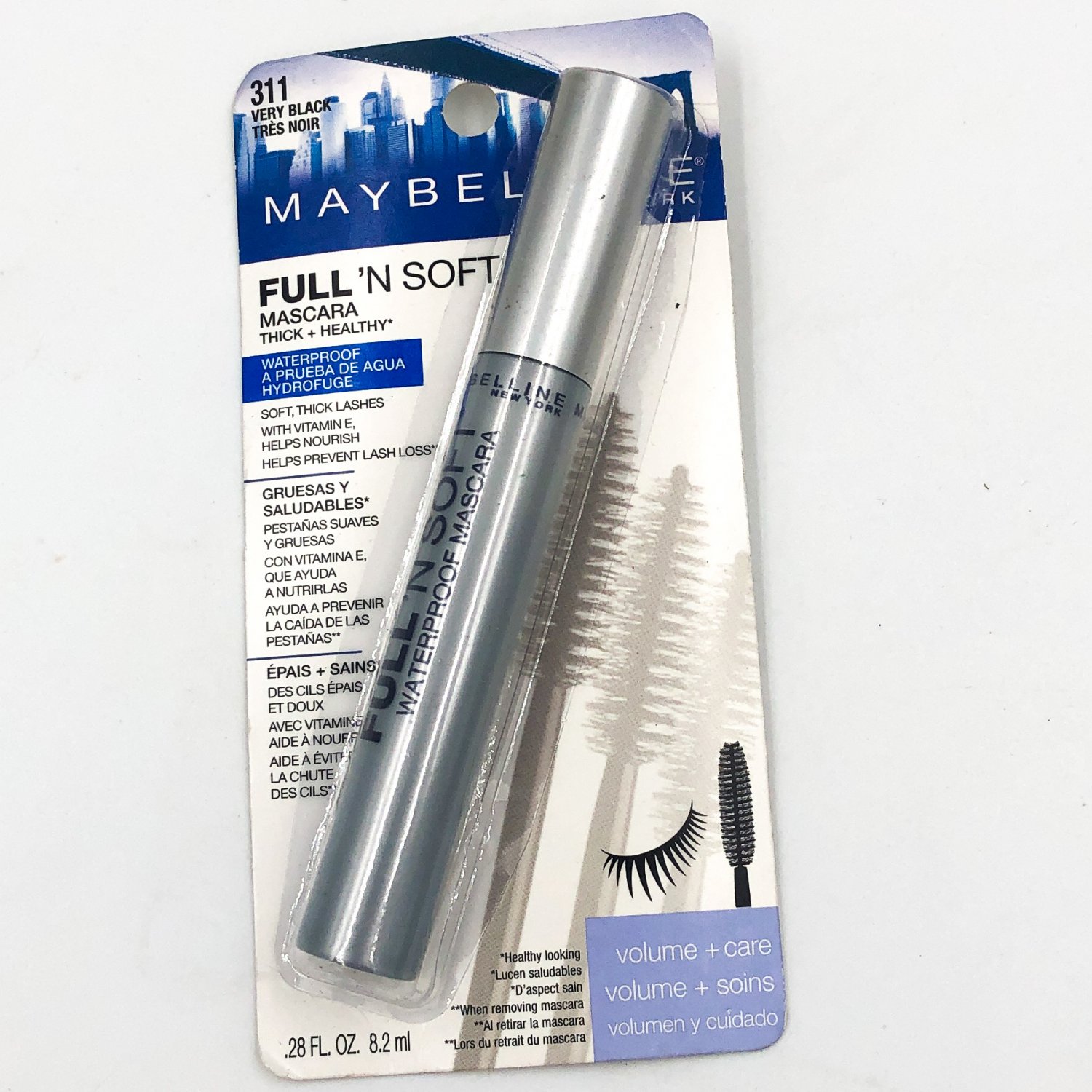 Maybelline Full 'N Soft Waterproof Mascara 311 Very Black