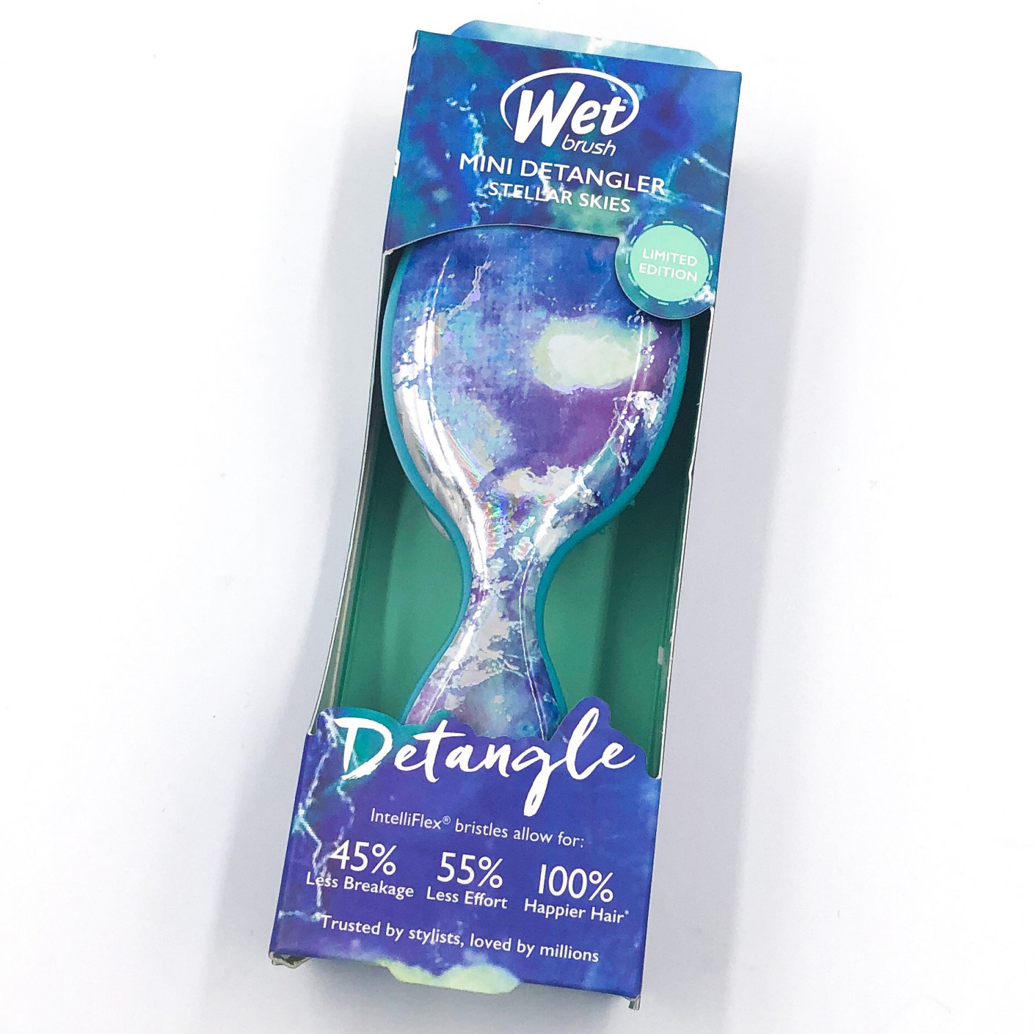 The Wet Brush Mini Detangler Turquoise Stellar Skies Limited Edition