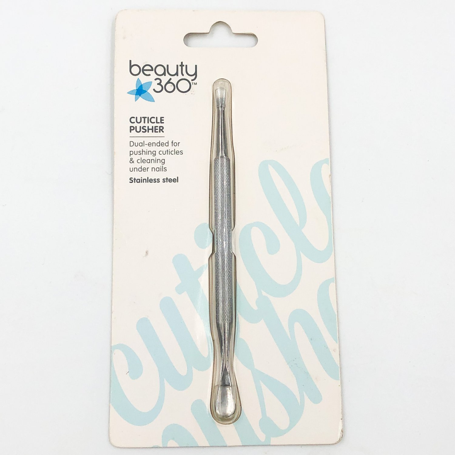 beauty 360 Stainless Steel Cuticle Pusher