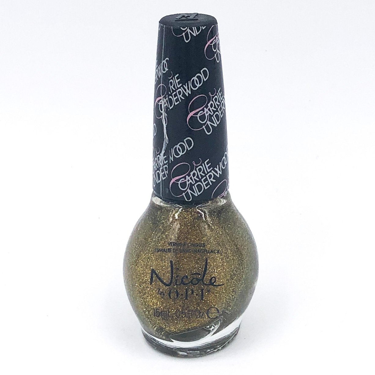 Nicole by OPI Polish Carrie’d Away Gold Glitter