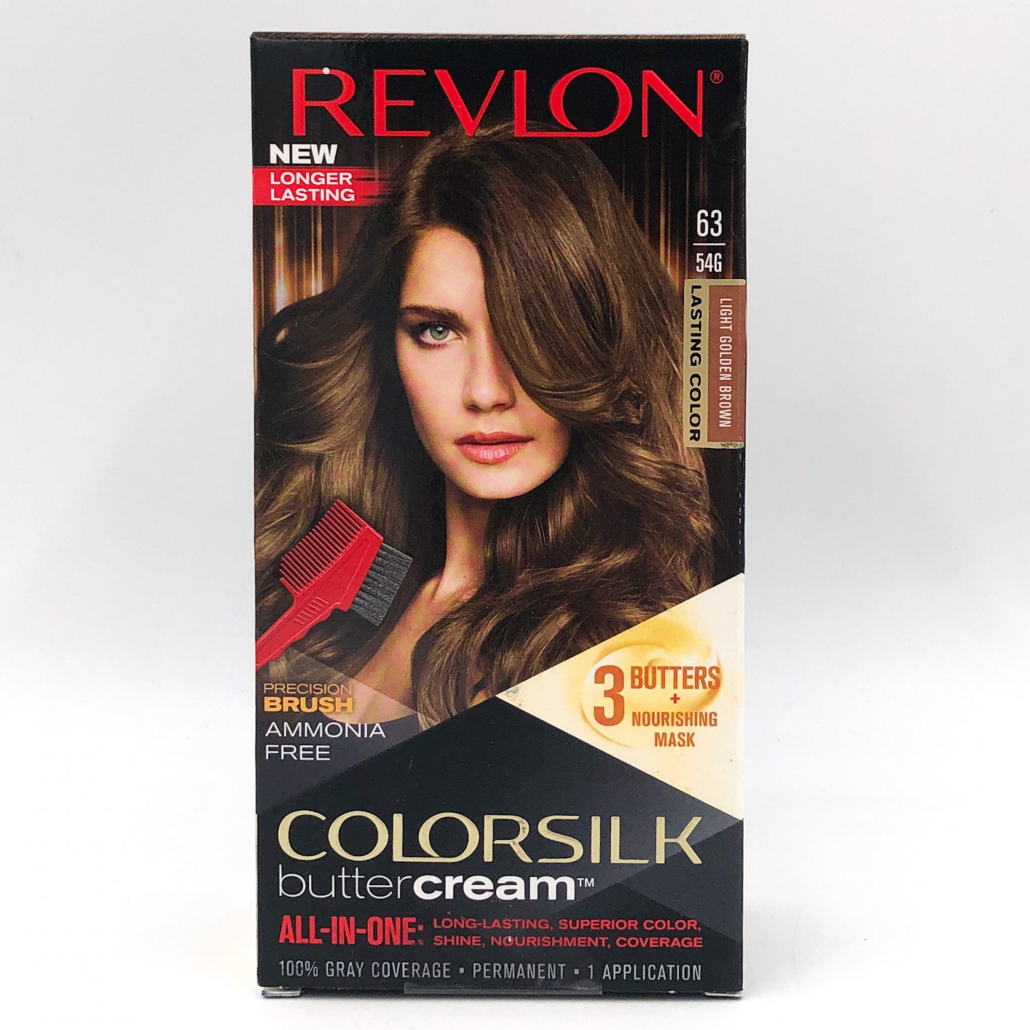 Revlon Colorsilk Buttercream Hair Color 63/54G Light Golden Brown