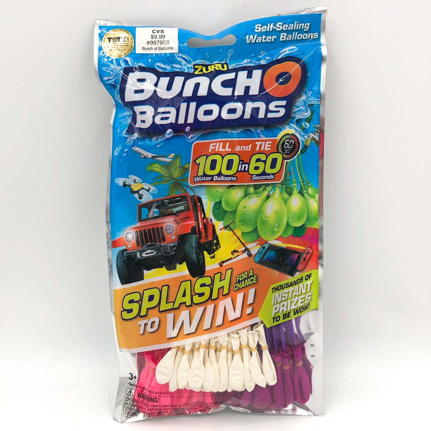 Zuru Bunch O Balloons 100 Self-Sealing Water Balloons