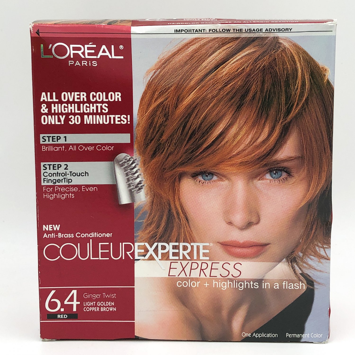 Loreal Hair Color + Highlights 6.4 Ginger Twist Couleur Experte