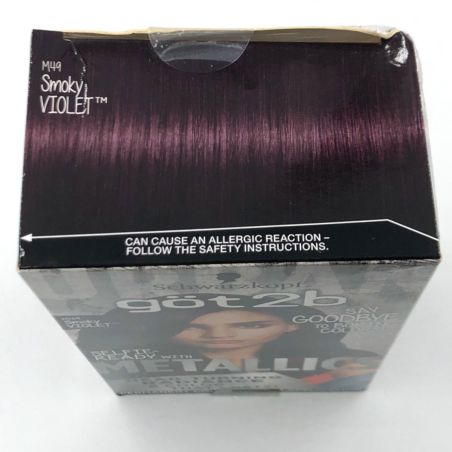 Schwarzkopf Got2b Metallics Hair Color M49 Smoky Violet