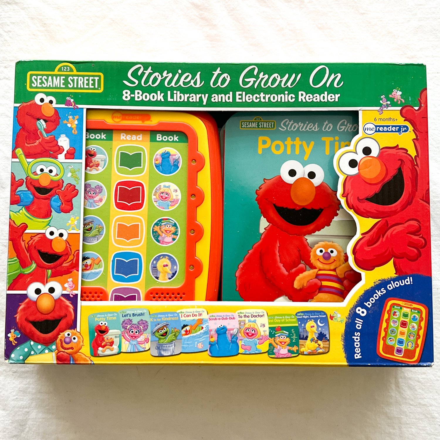 Sesame Street Me Reader Jr 8Book Library eReader