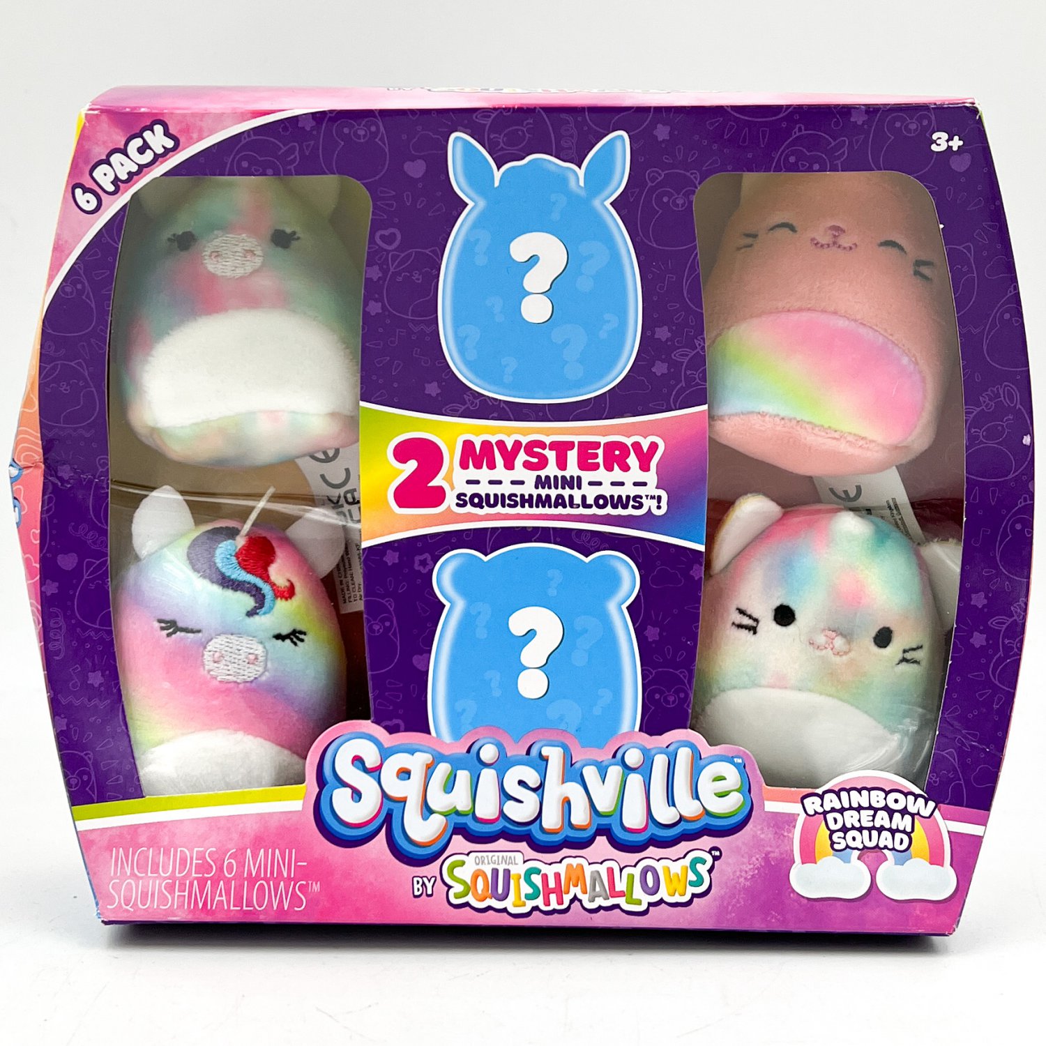 Squishmallows Squishville Rainbow Dream Squad Mystery Pack