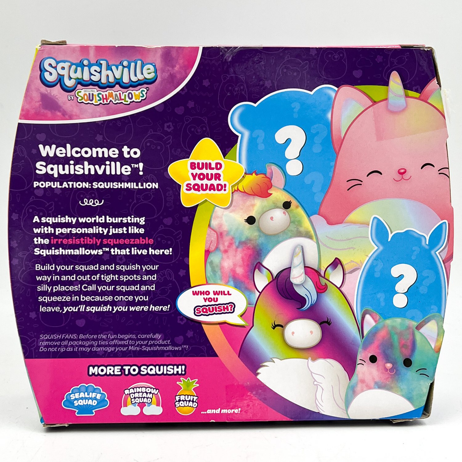 Squishmallows Squishville Rainbow Dream Squad Mystery Pack