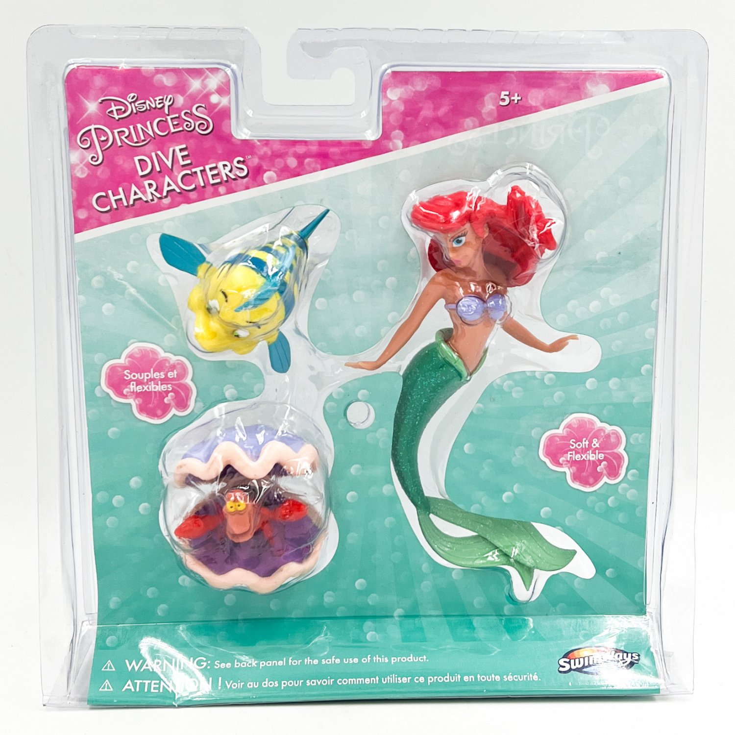 Swimways Disney Princess Dive Characters Little Mermaid Pool Toys 7974