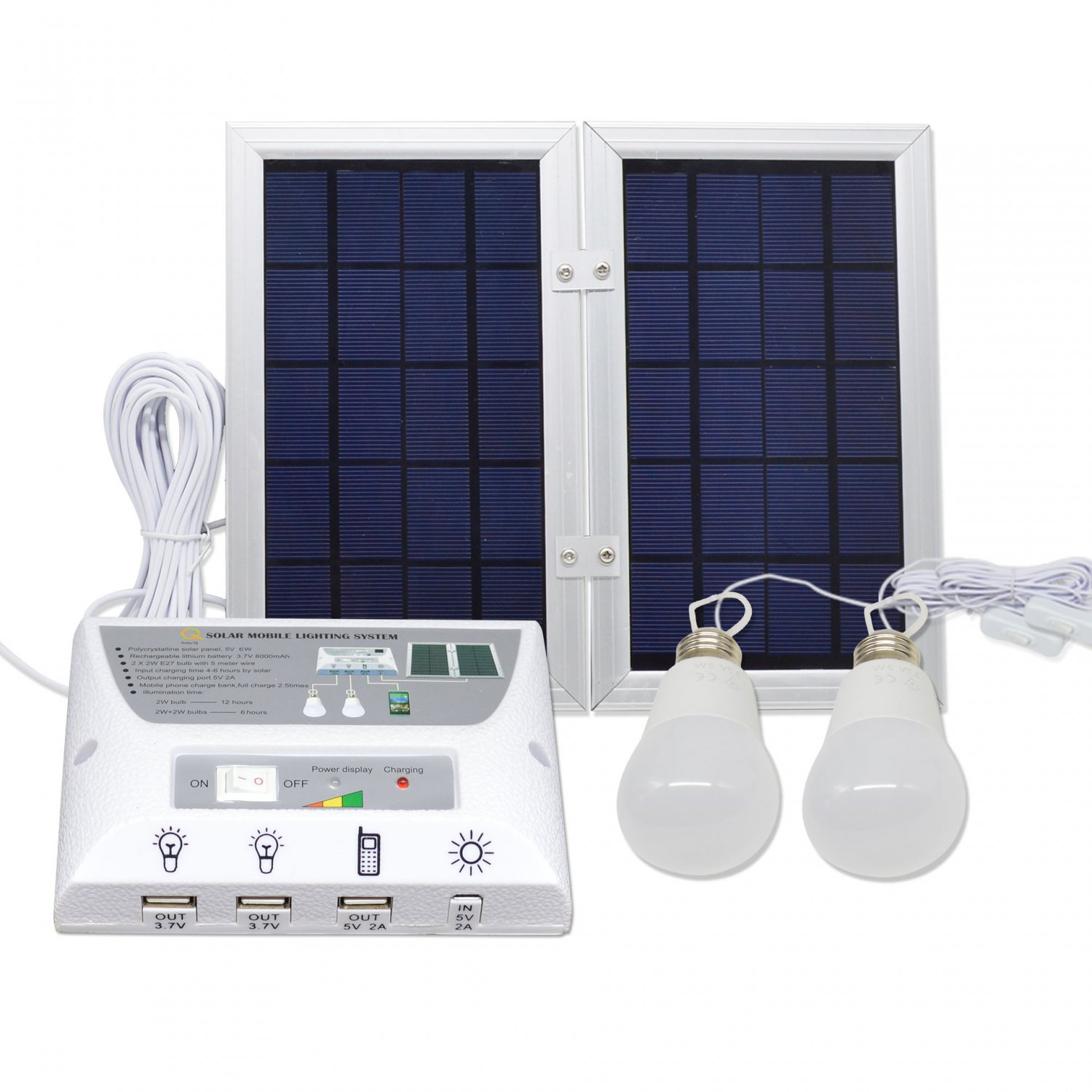 Portable Solar Power Mobile Lighting System