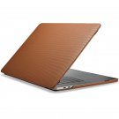 iCarer Genuine Leather Skin Case for Apple MacBook Pro 16 Inch 2019 A2141 -Brown