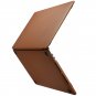 iCarer Genuine Leather Skin Case for Apple MacBook Pro 16.2-inch A2779/A2780/A2485 -Brown