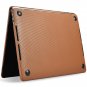 iCarer Genuine Leather Skin Case for Apple MacBook Pro 16.2-inch A2779/A2780/A2485 -Brown