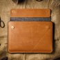 Distressed Crazy Horse Leather Sleeve Case for iPad Pro/ MacBook Air