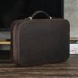 Genuine Leather Storage Bag for Apple Mac Mini & Accessories Organizer