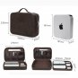 Genuine Leather Storage Bag for Apple Mac Mini & Accessories Organizer