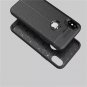 Soft TPU Litchi Leather Texture Phone Case For iPhone X- Blue Color