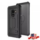 Slim Tough Armor Hybrid Kickstand magnetic case for Samsung S9 - Black Case