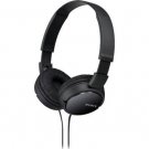 Sony MDR-ZX110 Closed Supra-Aural Dome Stereo Headphones - Black