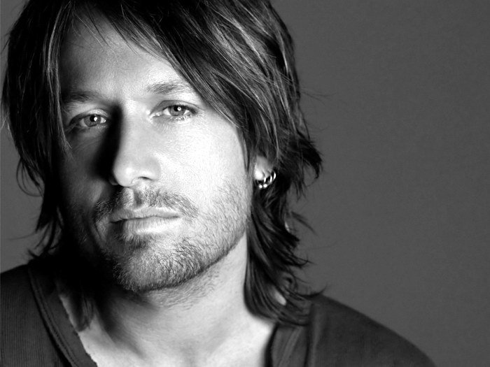 Keith Urban Country Singer Portrait BW Music 32x24 Print POSTER.